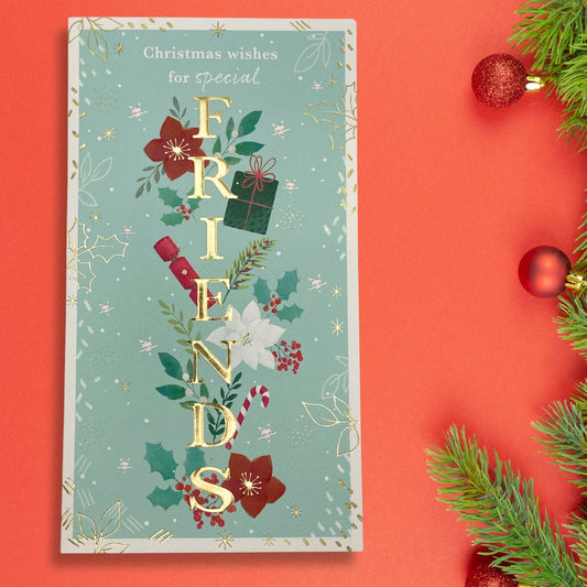 Friends Christmas Card - Most Especially For You