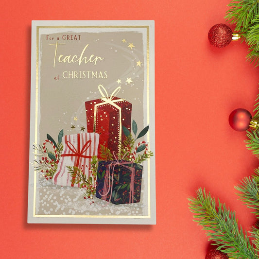 Teacher Christmas Card - Skylight Gifts
