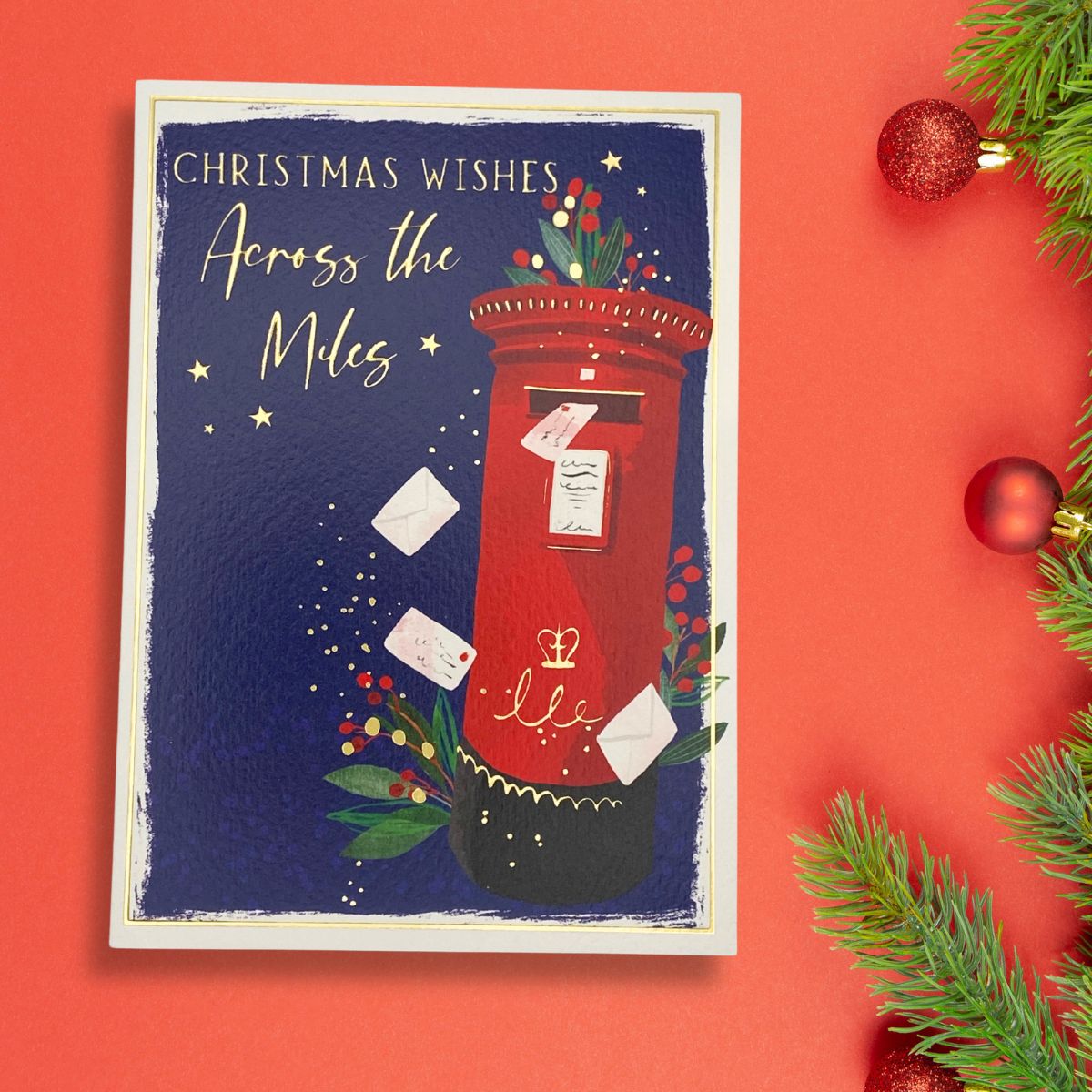 Across The Miles Christmas Card - Skylight Postbox