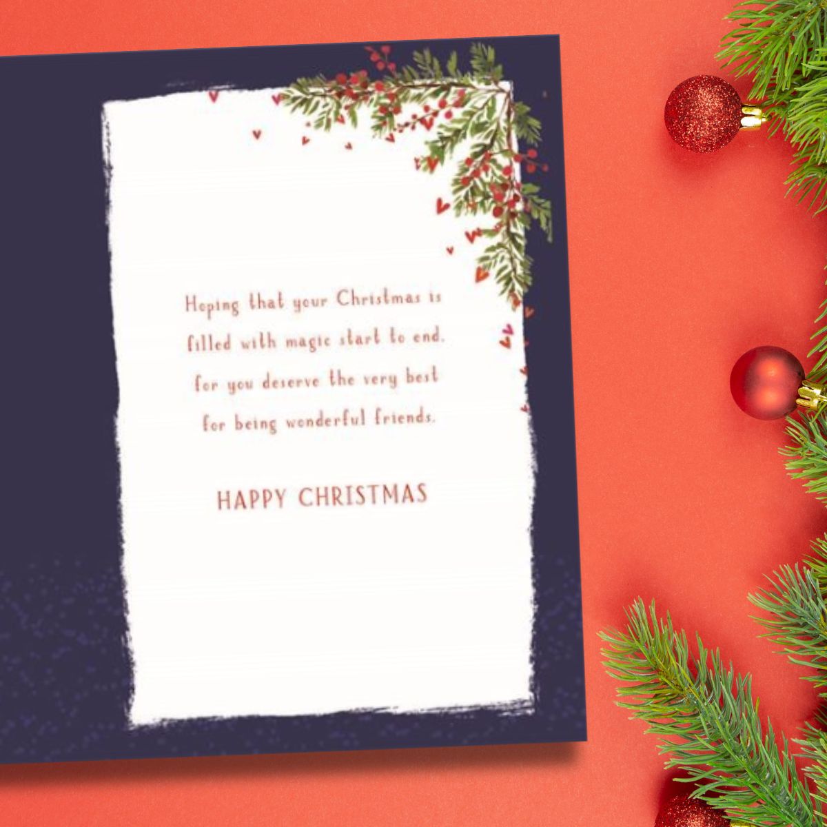 Friends Christmas Card - Skylight Mason Jar