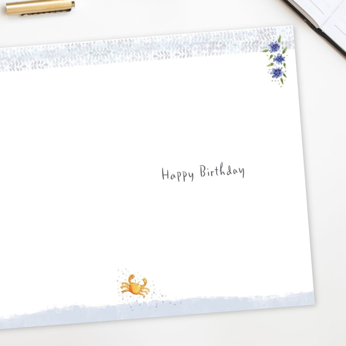 Off Grid Birthday Card - Coastal View