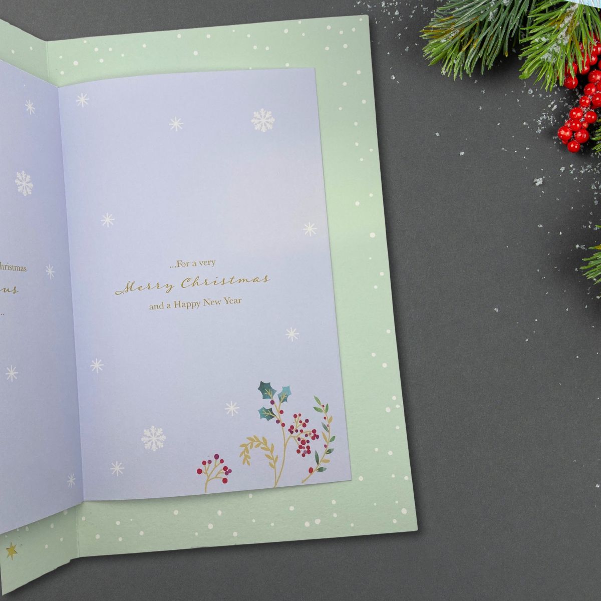 Sister & Brother-In-Law Large Christmas Card - Luxury