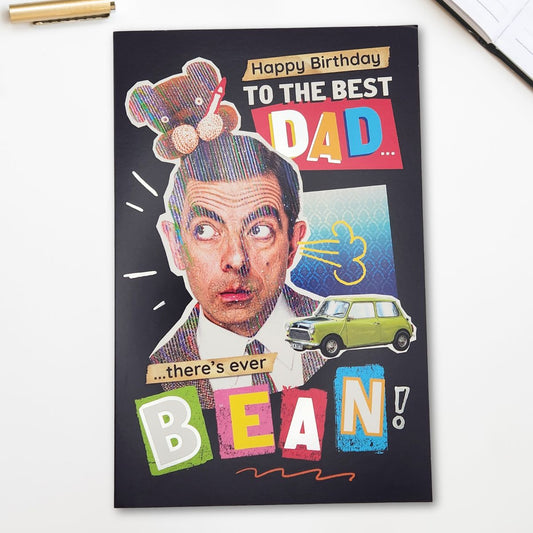 Dad Birthday Card - Best Dad There's Ever Bean!