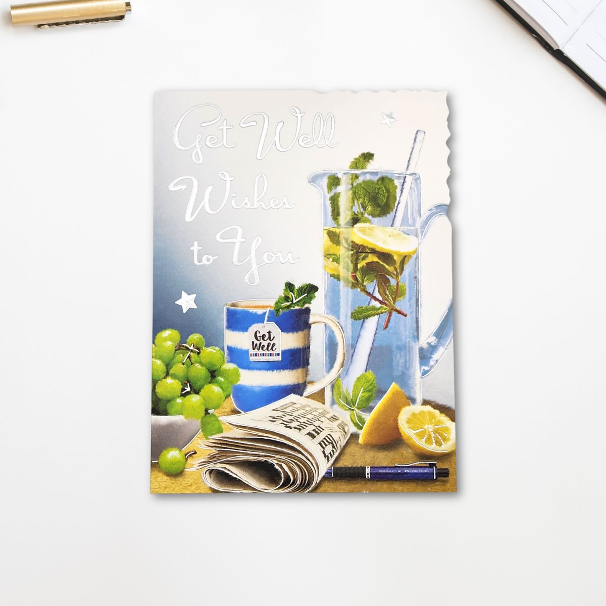Get Well Soon Card - Velvet Tea & Paper