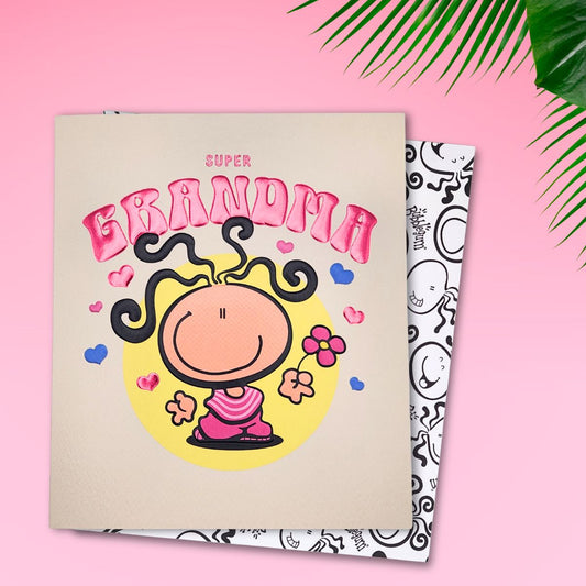 Grandma Birthday Card - Bubblegum