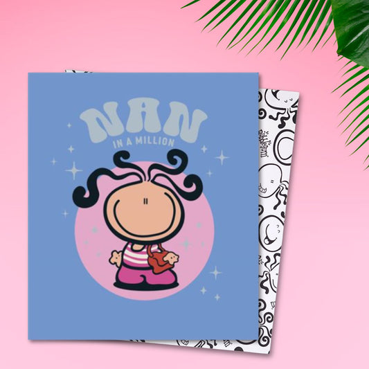 Nan Birthday Day Card - Bubblegum