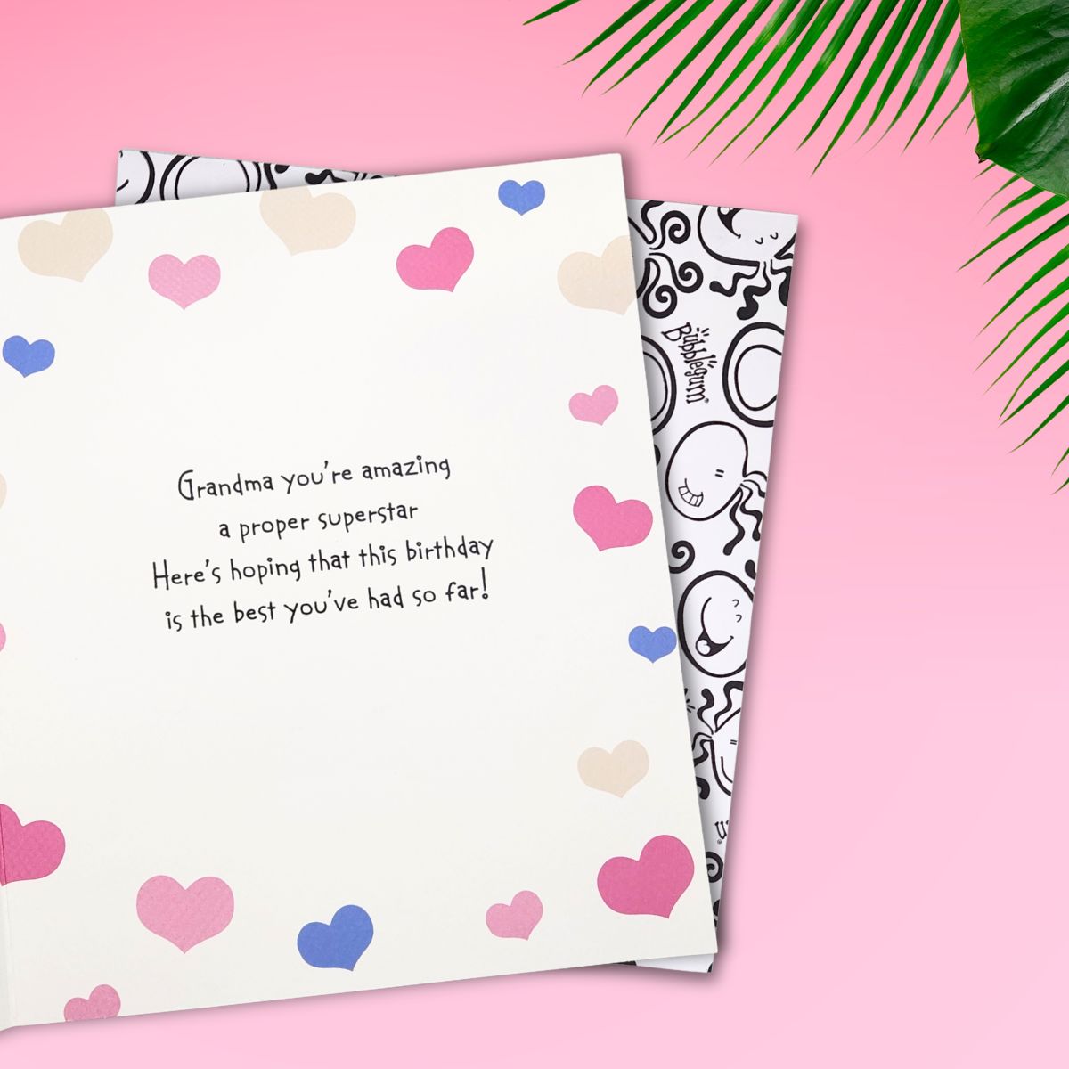 Grandma Birthday Card - Bubblegum