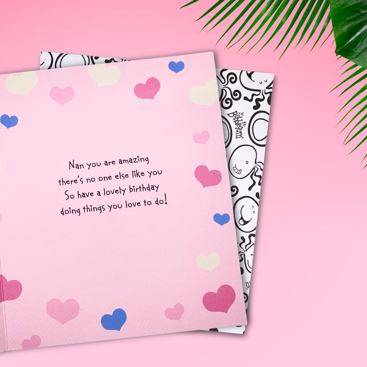 Nan Birthday Day Card - Bubblegum