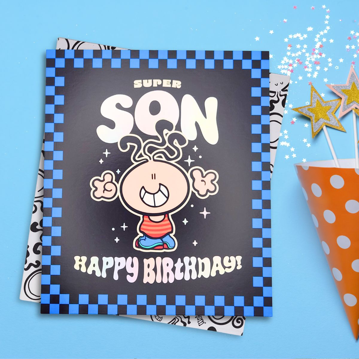 Son Birthday Card - Bubblegum