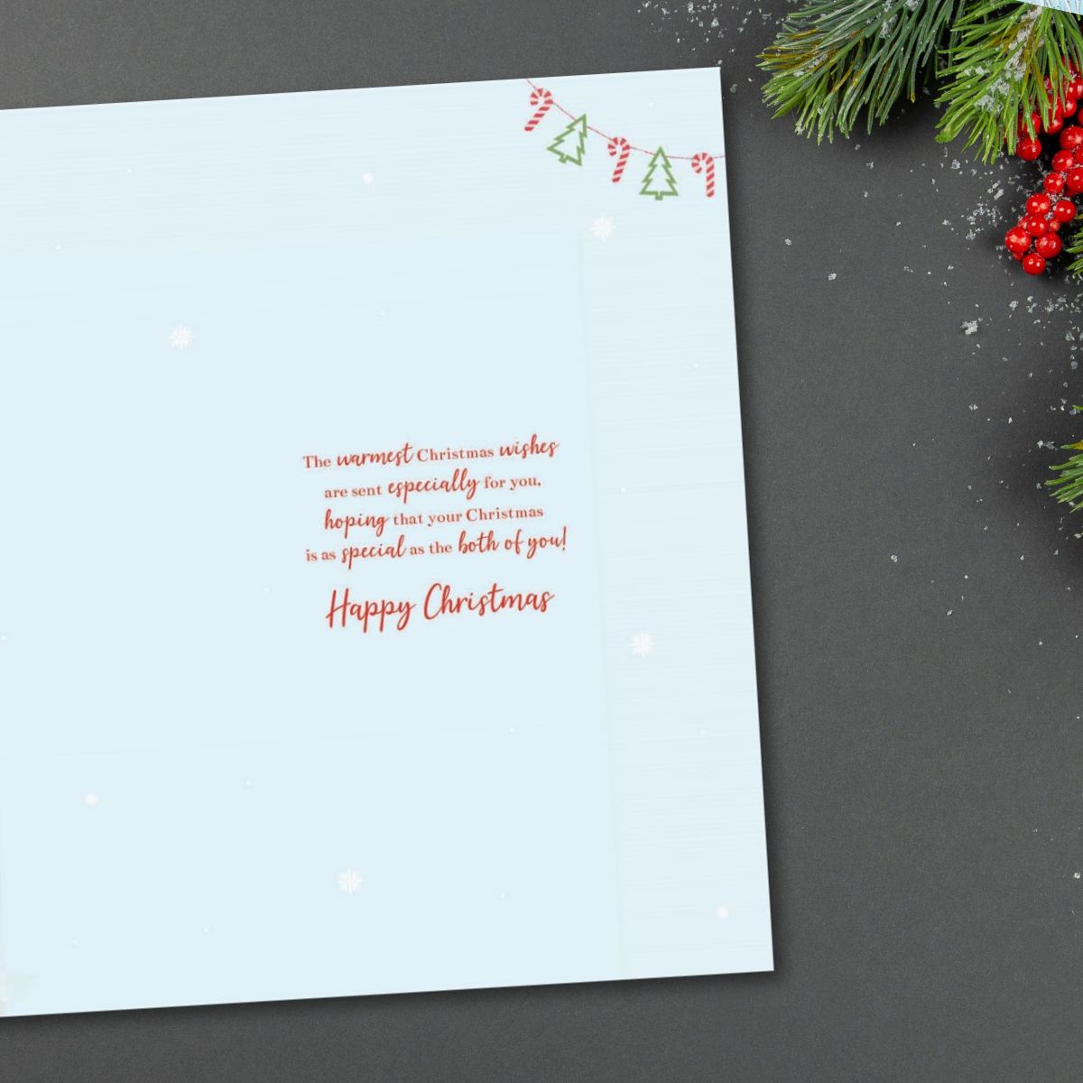 Nephew & Partner Christmas Card - Essence Hot Chocolates