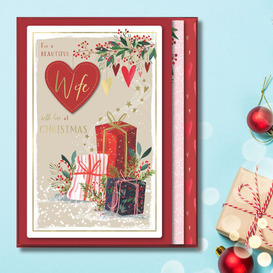 Wife Boxed Christmas Card - Skylight Gifts