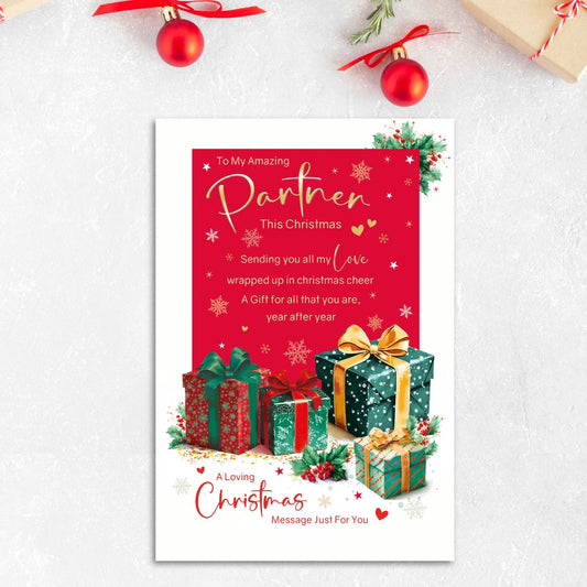 Partner Christmas Card - Christmas Gifts