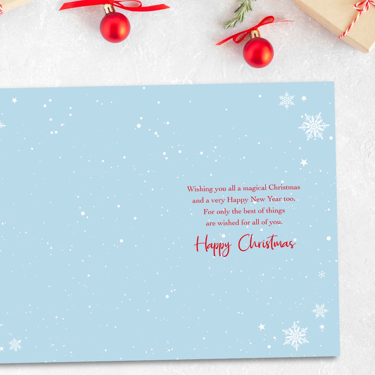All Of You Christmas Card - Christmas Tree Lights
