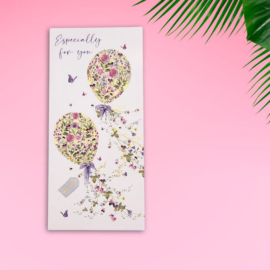 Money Wallet - Floral Balloons