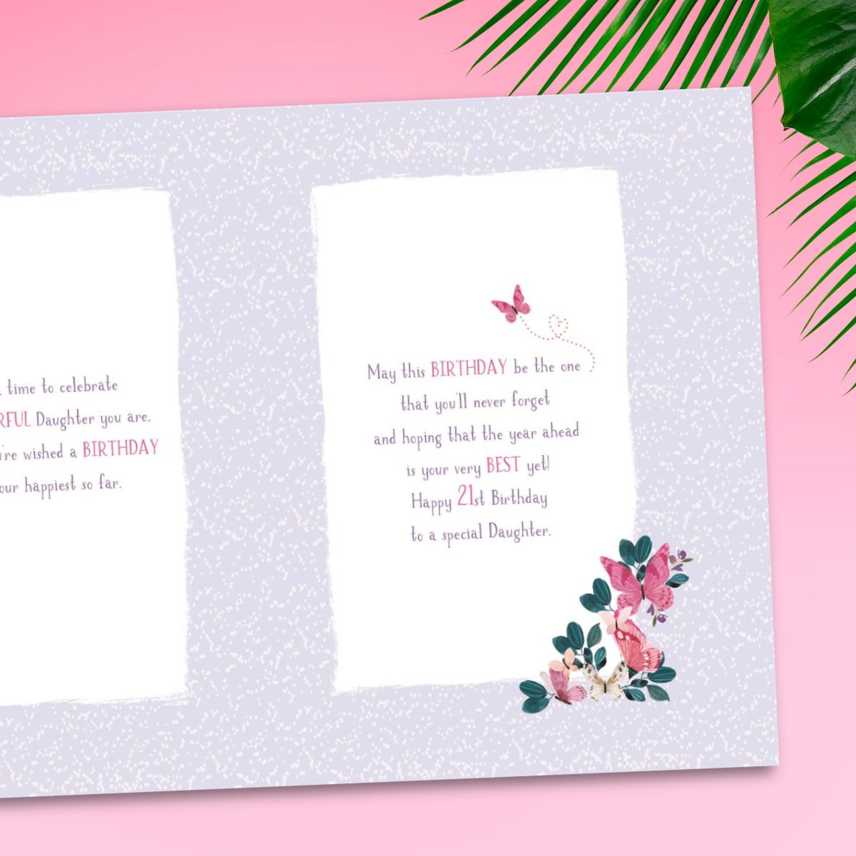 Daughter 21st Birthday Boxed Card - Skylight Cake