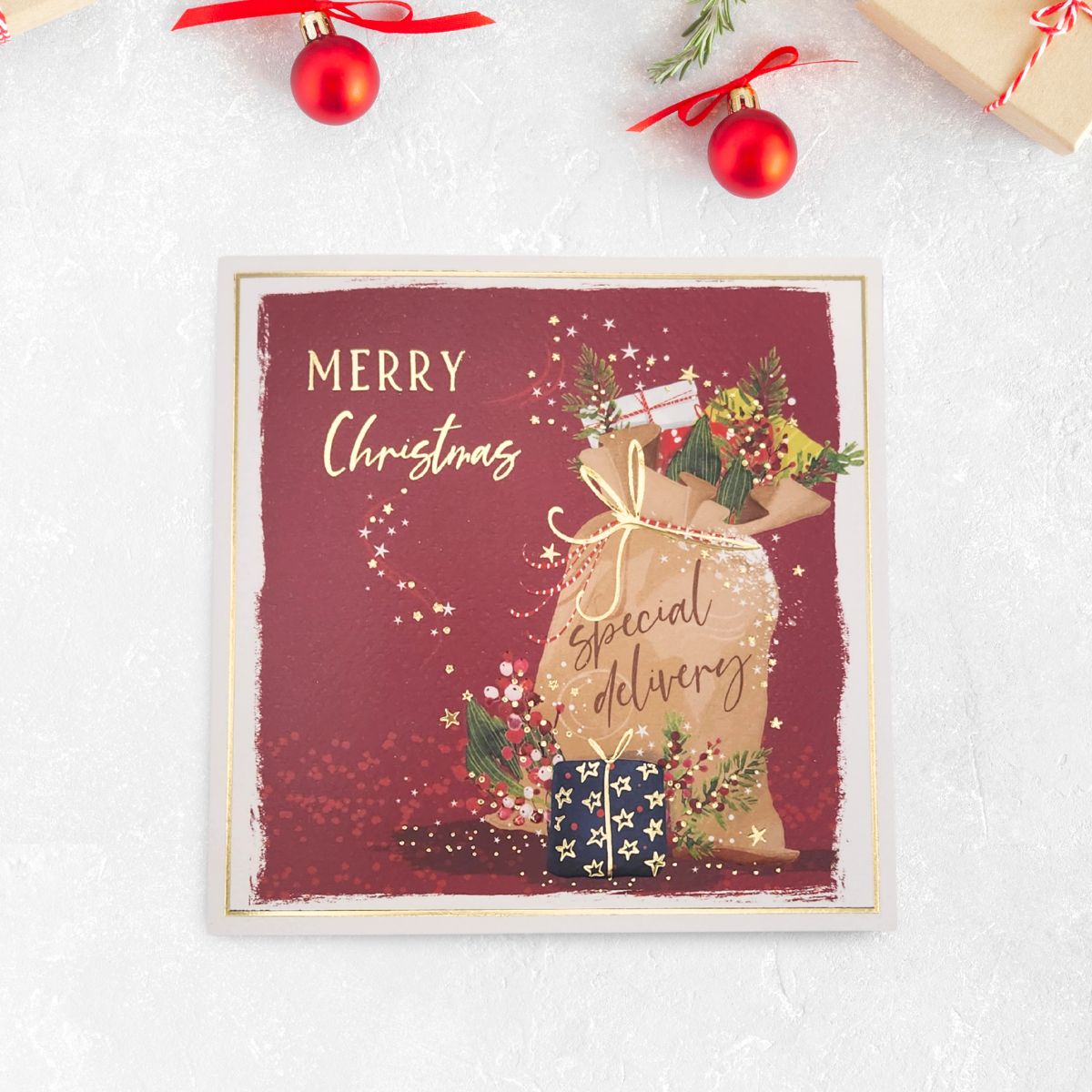 8 x Christmas Cards In Box - Skylight Sack
