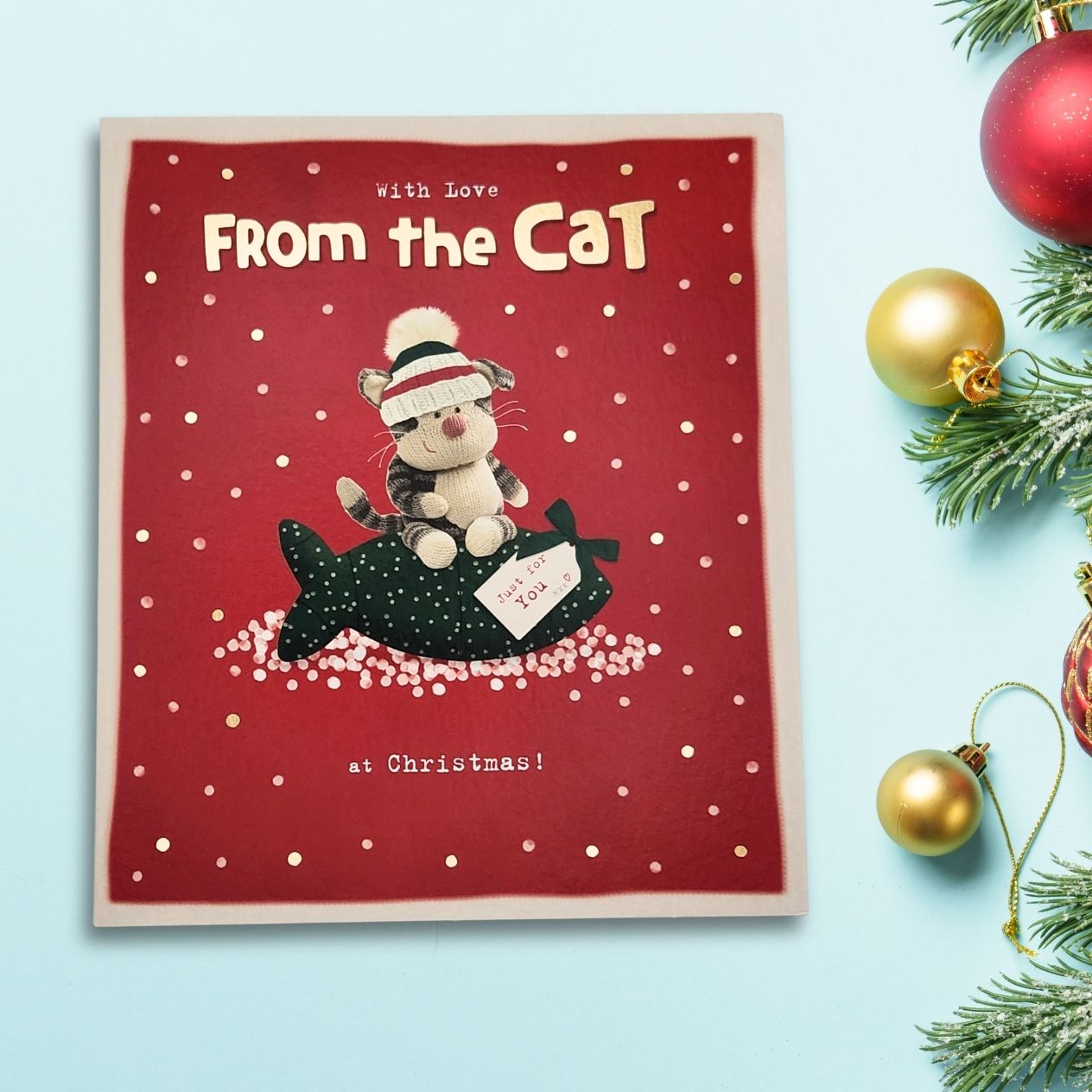 From The Cat Christmas Card - Boofle Bear