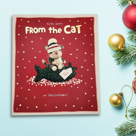 From The Cat Christmas Card - Boofle Bear