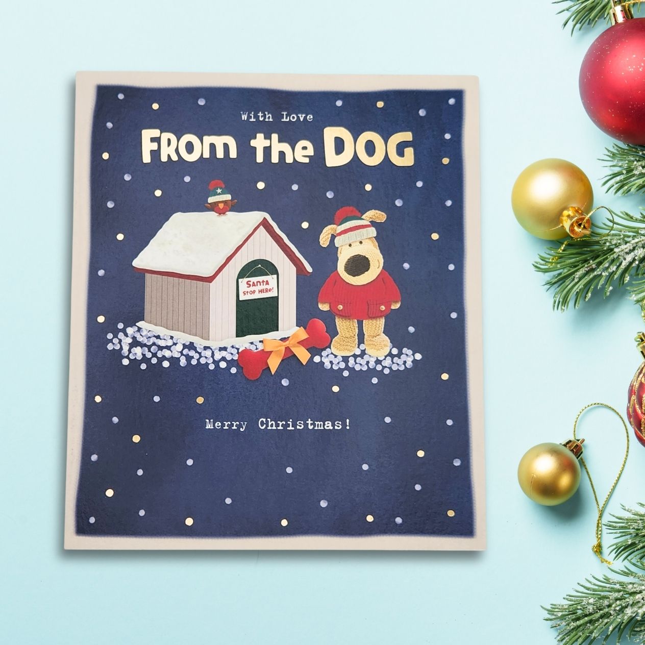 From The Dog Christmas Card - Boofle Bear