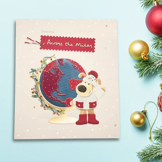 Across The Miles Christmas Card - Boofle Bear