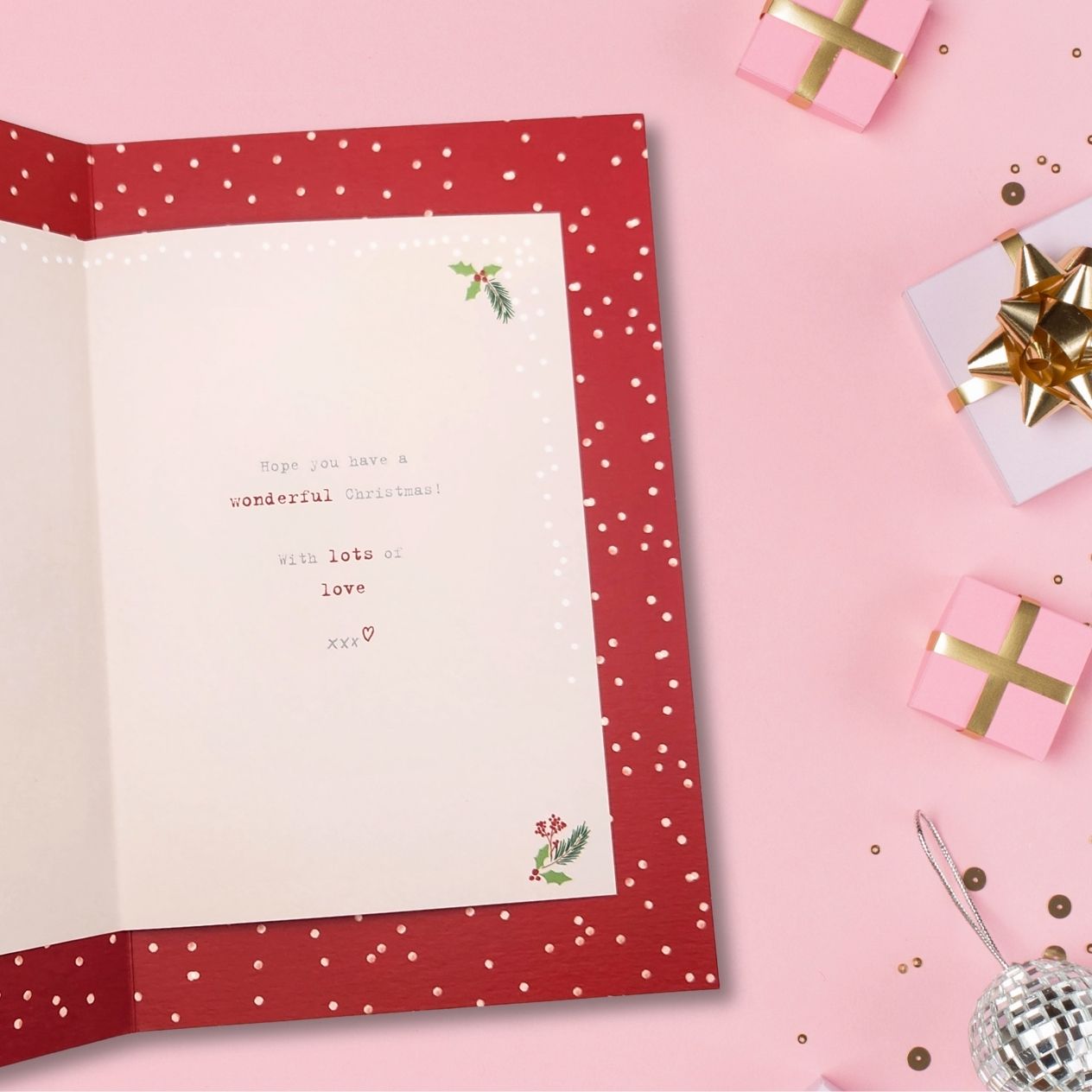 Nan Christmas Card - Boofle Bear