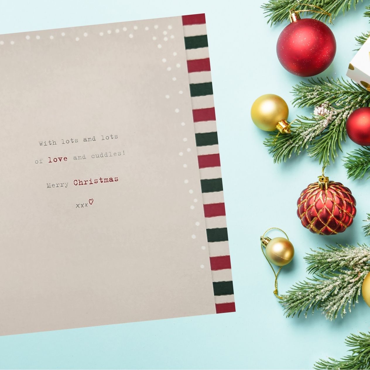 Special Boy's 1st Christmas Card - Boofle Bear & Star