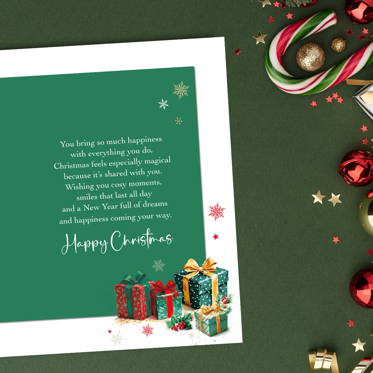 Someone Special Christmas Card - Sending Love