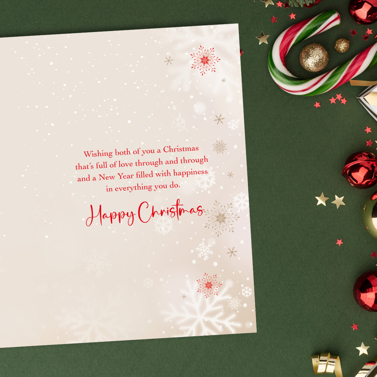 Friends Christmas Card - Snowy Postbox