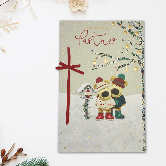 Partner Christmas Card - Boofle Couple