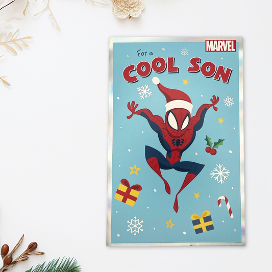 Son Christmas Card - Marvel