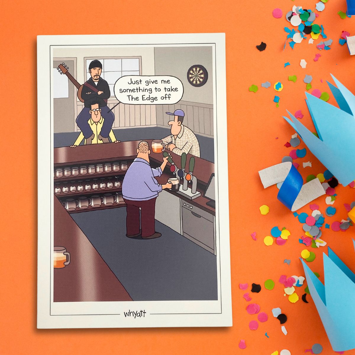 Traces Of Nuts Funny Card - Take The Edge Off