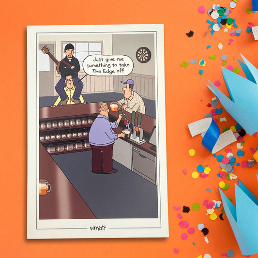 Traces Of Nuts Funny Card - Take The Edge Off