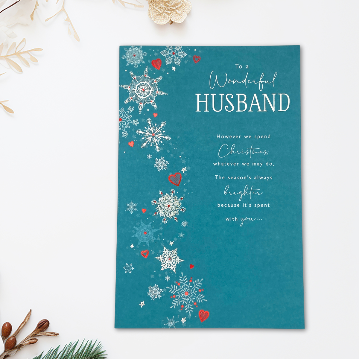 Husband Christmas Card - Thinking Of You