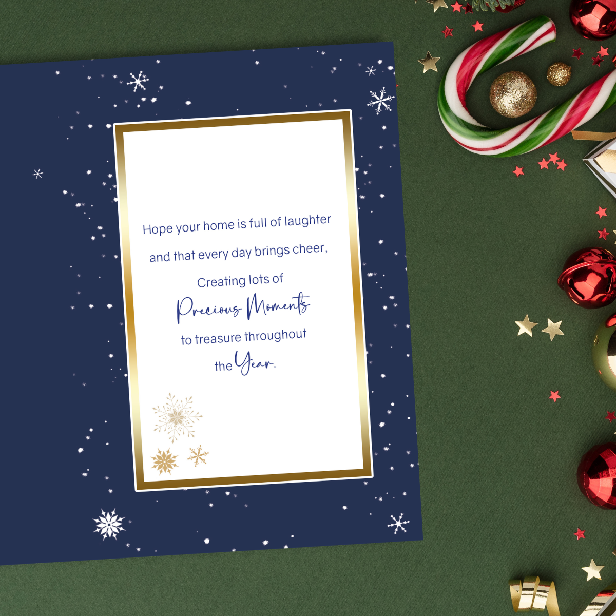 Special Couple Christmas Card - Large Spending Time With You Both