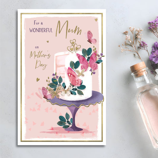 Mum Mother's Day Large Card - Skylight Floral Cake
