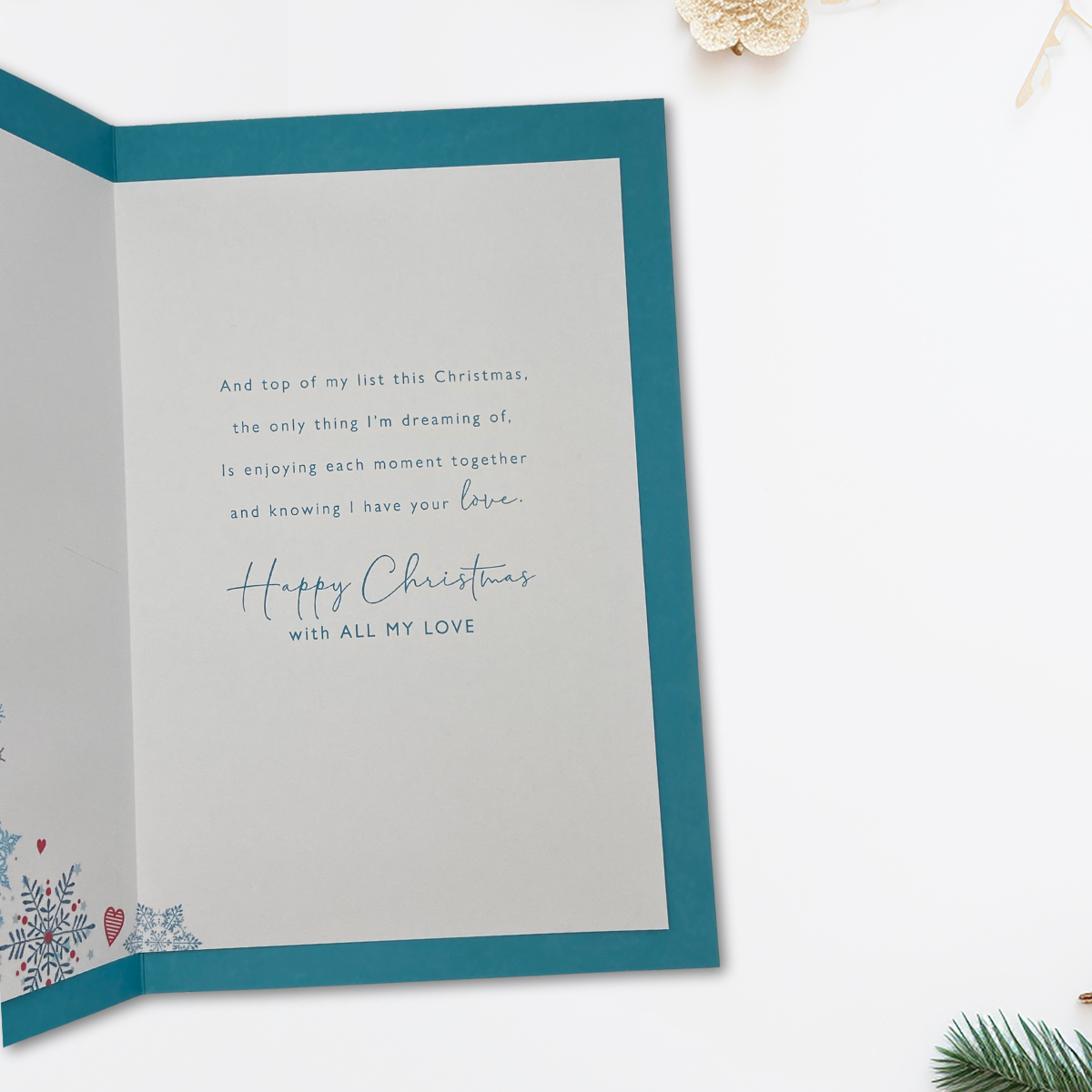 Husband Christmas Card - Thinking Of You