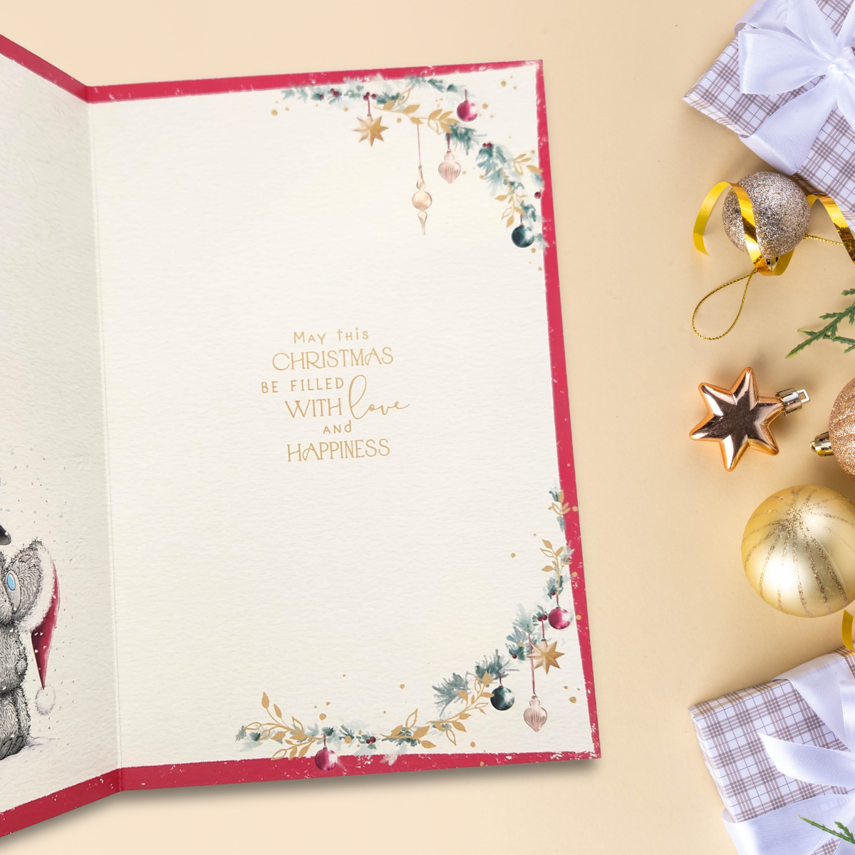 Friends Christmas Card - Me To You Bears Playing
