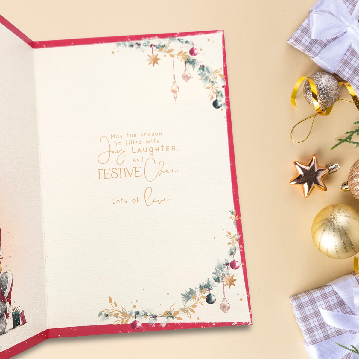 Auntie & Uncle Christmas Card - Me To You Bears Filled Car