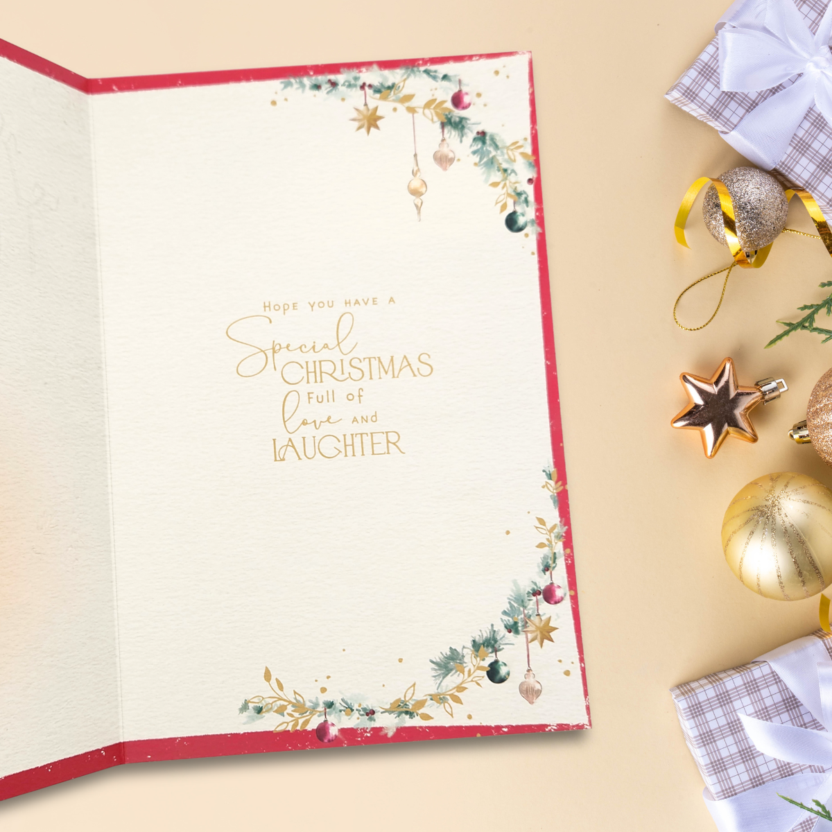 Sister Christmas Card - Me To You Bear Carrying Gifts