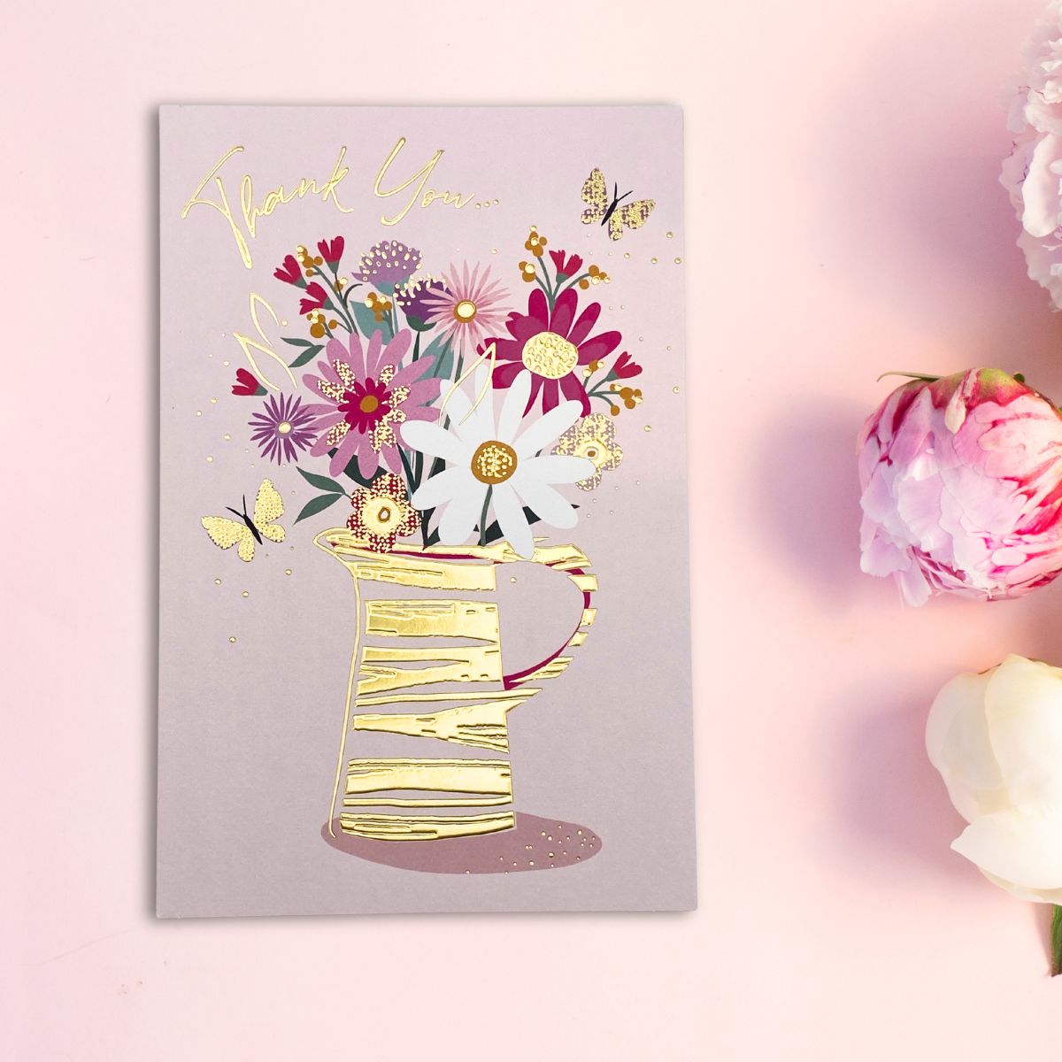 Thank You Card - Floral Vase
