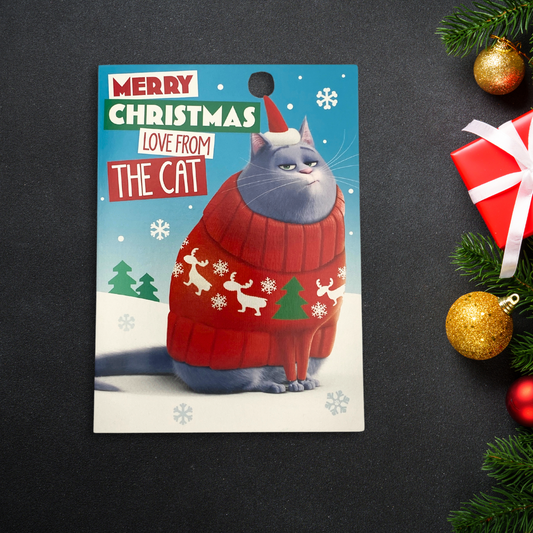 From The Cat Christmas Card - Secret Life Of Pets