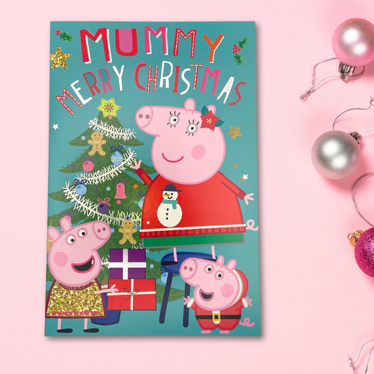 Mummy Christmas Card - Peppa Pig