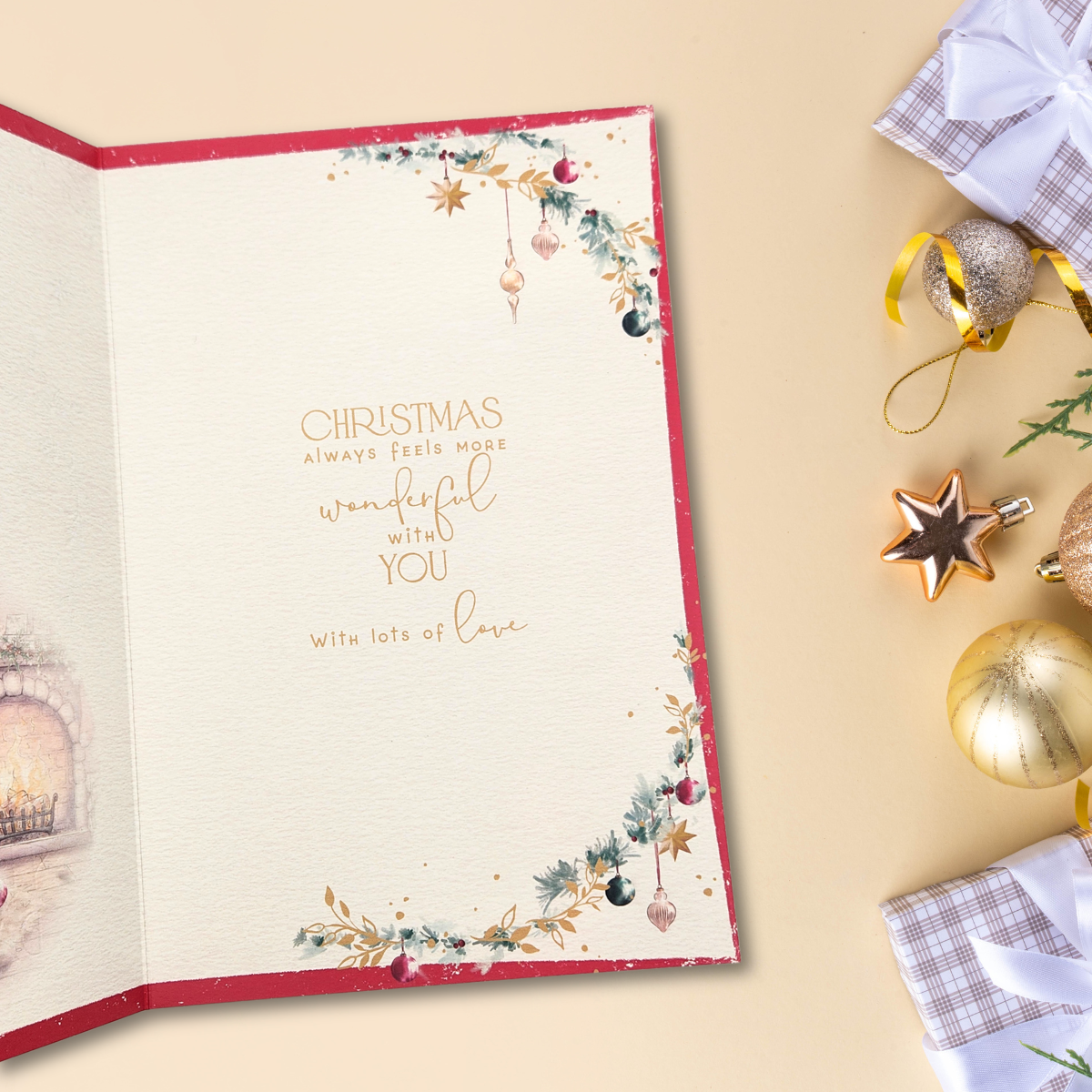 Mum Christmas Card - Me To You Bear With Hot Chocolates
