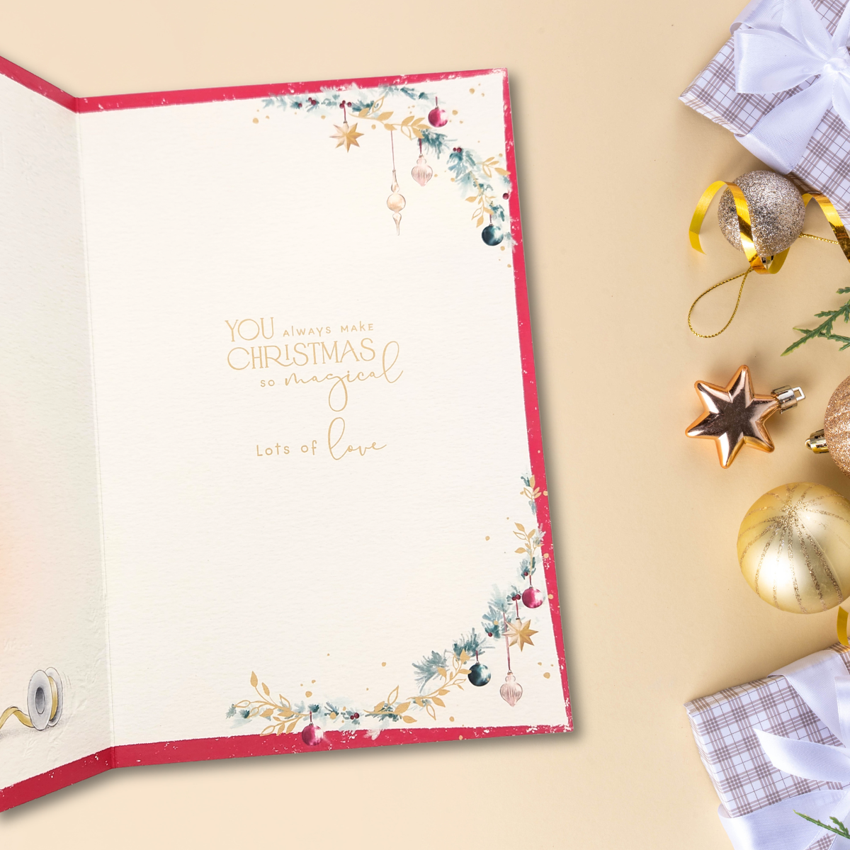 Daddy Christmas Card - Me To You Tree Gift