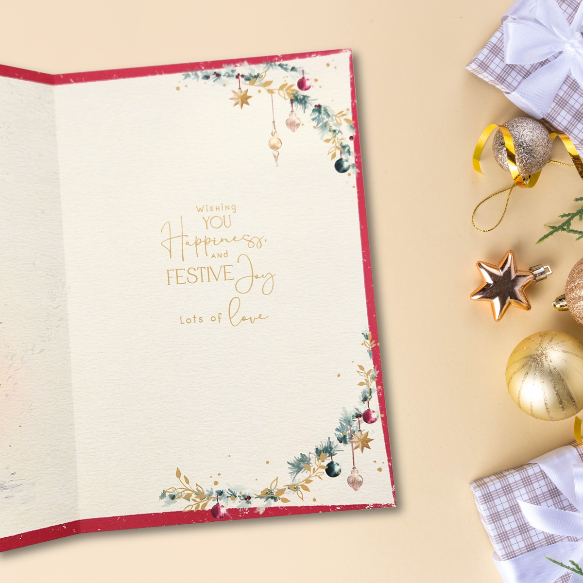Mammy Christmas Card - Me To You Bear With Scarf