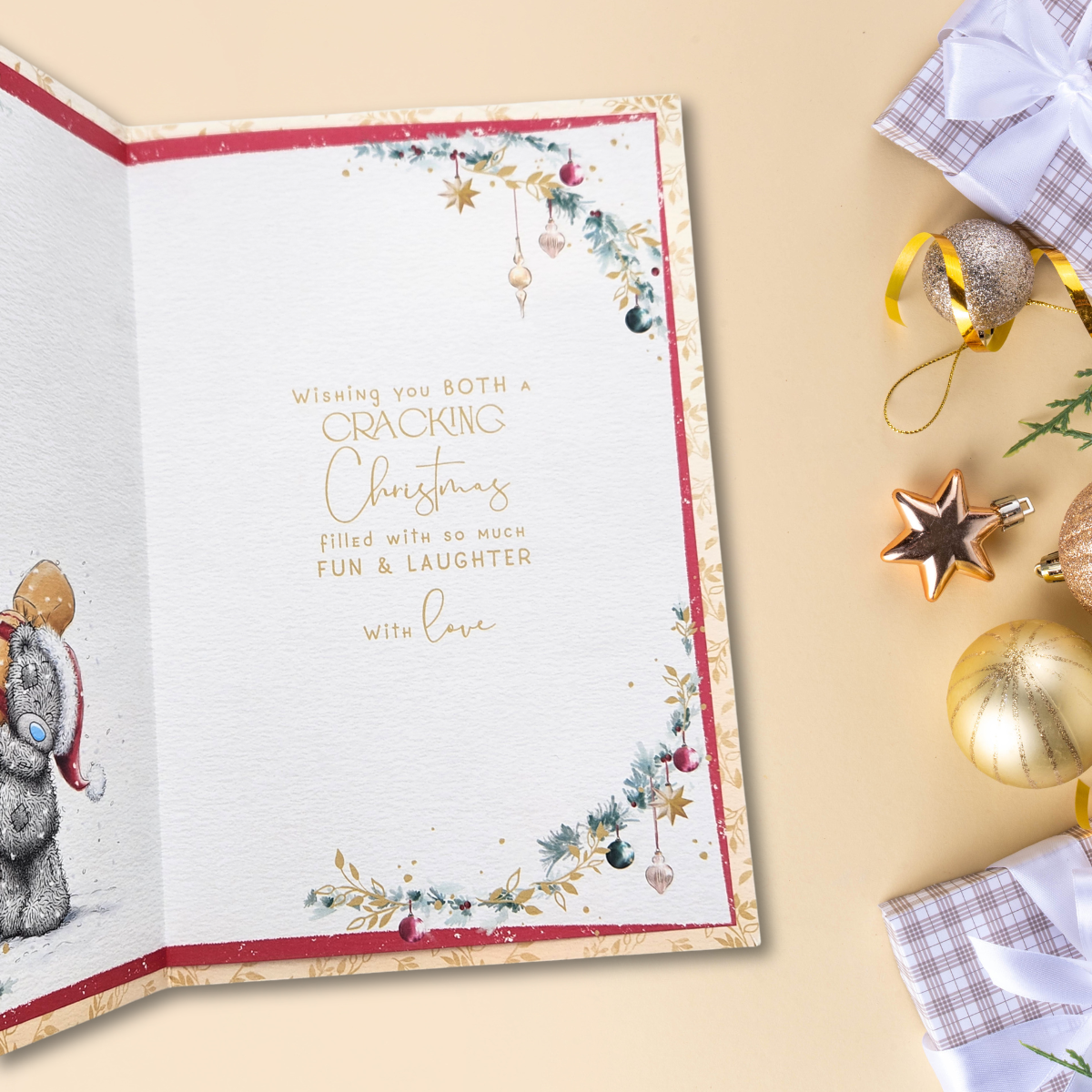 Daughter & Son-In-Law Christmas Card - Me To You Bears
