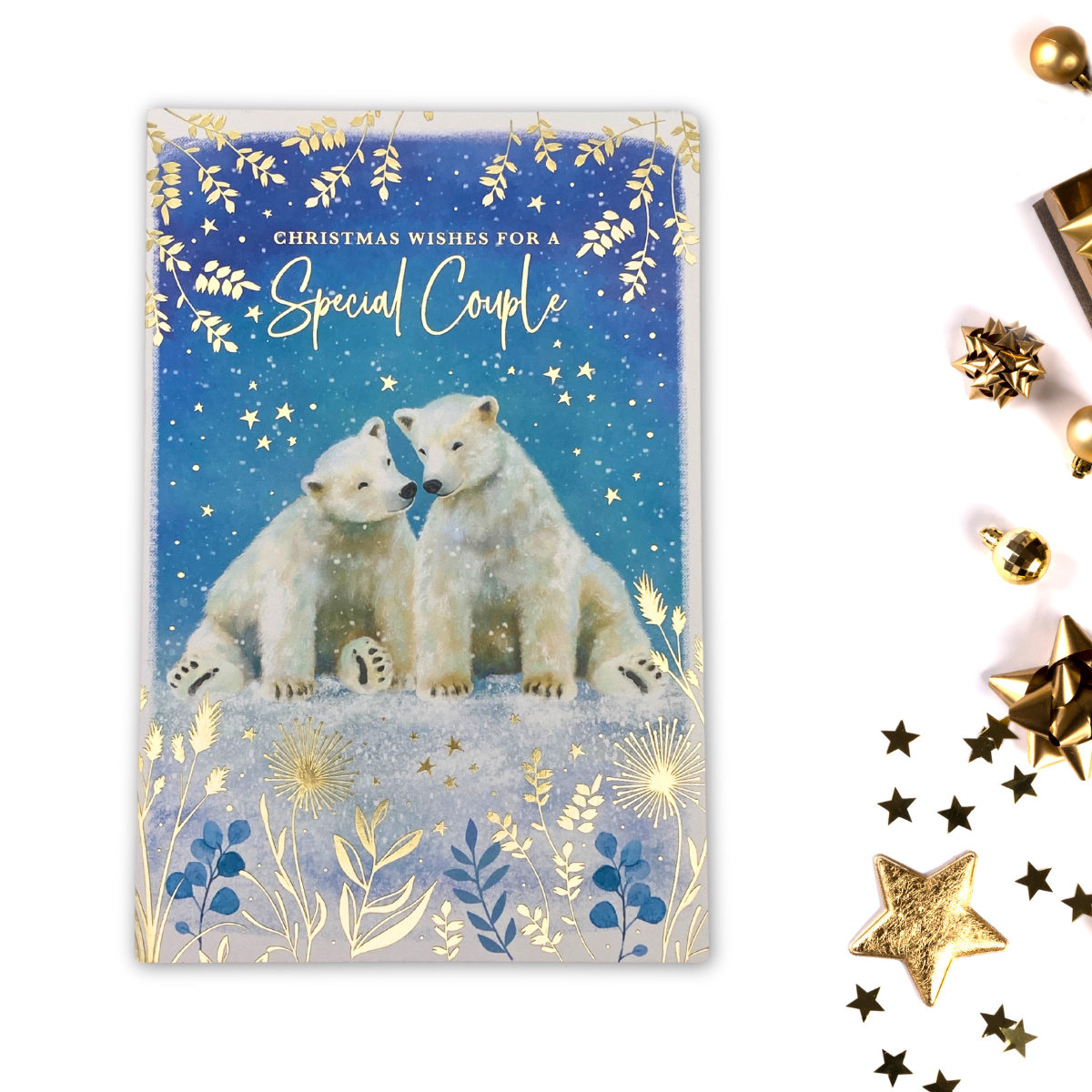 Special Couple Christmas Card - Polar Bears