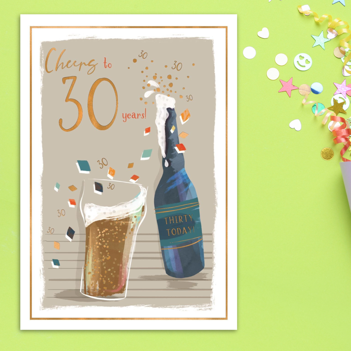 30th Birthday Card - Skylight Beer
