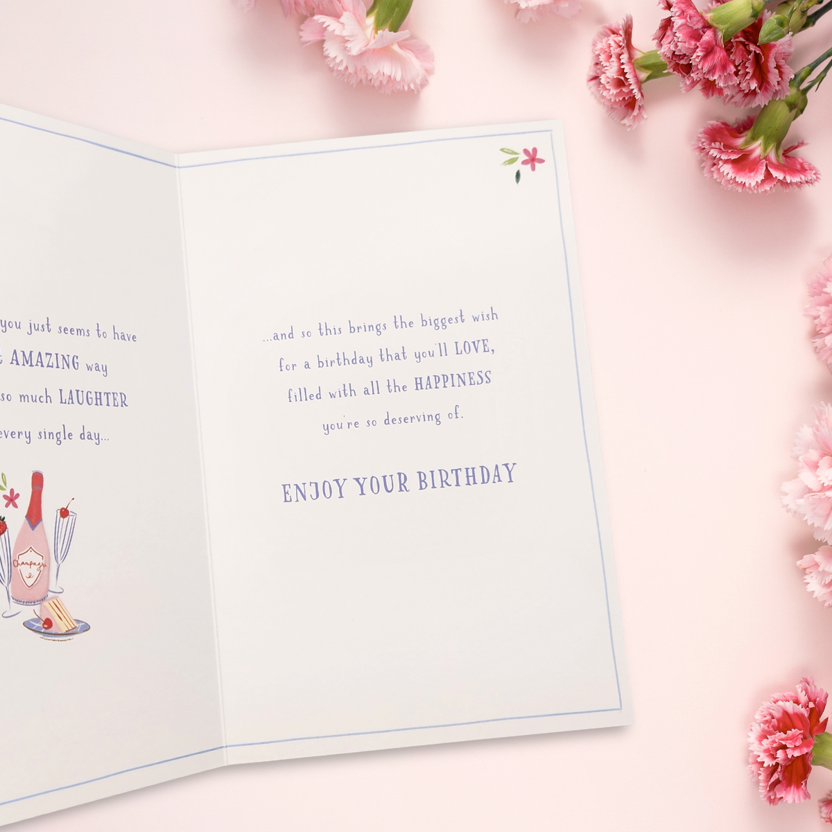 Friend Birthday Card - Cake & Gifts