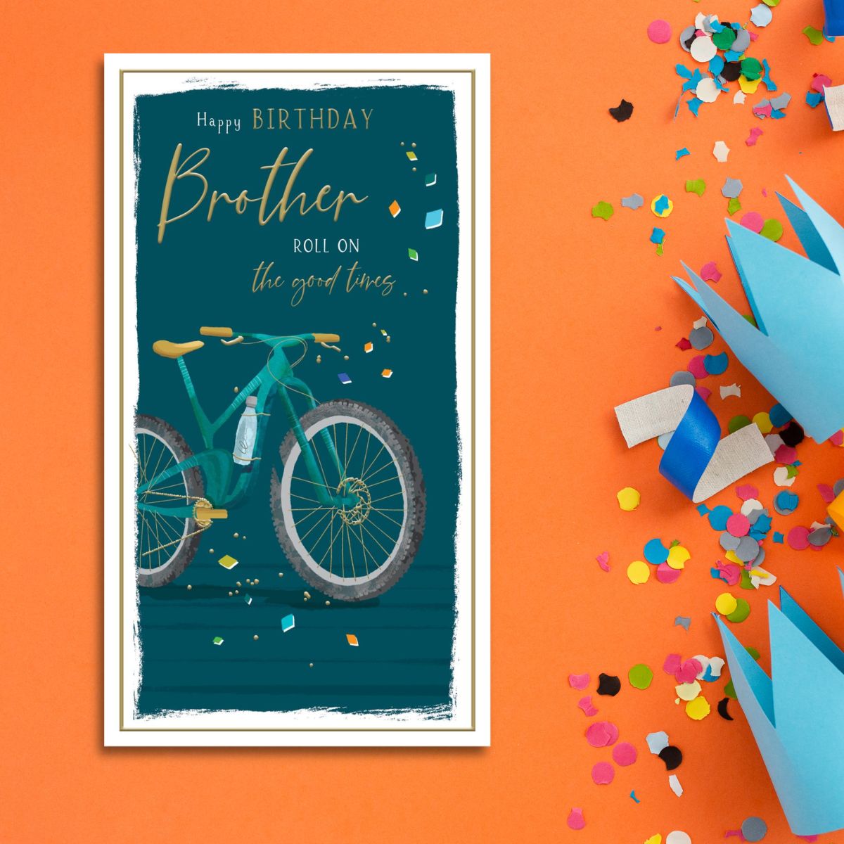 Brother Birthday Card - Skylight Bike